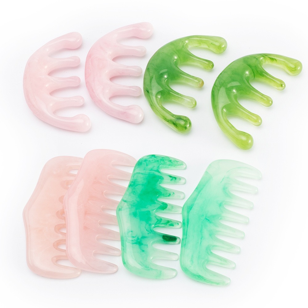 玉石刮痧板/刮痧板/经络/紫铜刮痧/指压板白底实物图