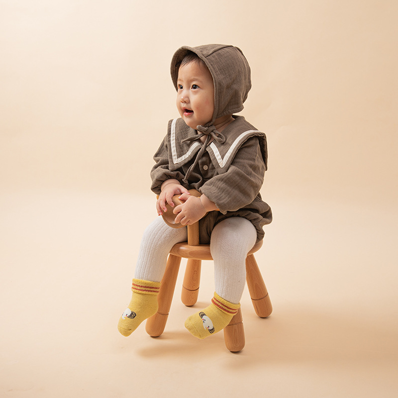baby socks, autumn and winter thickened baby socks, 0-6 months loose loop newborn socks, baby socks, children's socks Specification image