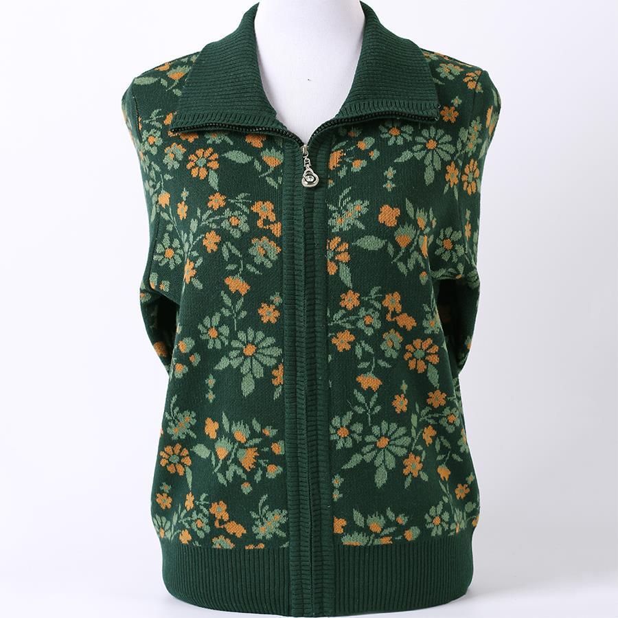 Winter clothes for middle-aged and elderly people: Women, sweaters, coats, mothers, wool cardigans, zipper shirts, grandmothers, and wives Specification image