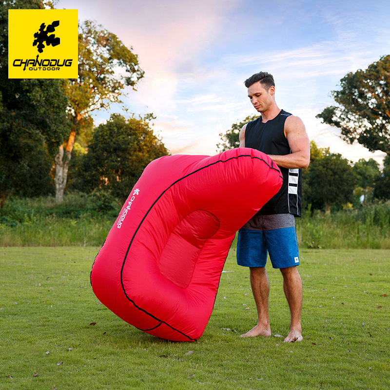 Xanoduji Lazy Person Inflatable sofa Bag, Portable inflatable bed sheet, person inflatable mattress, outdoor folding seat chair Application Scenario