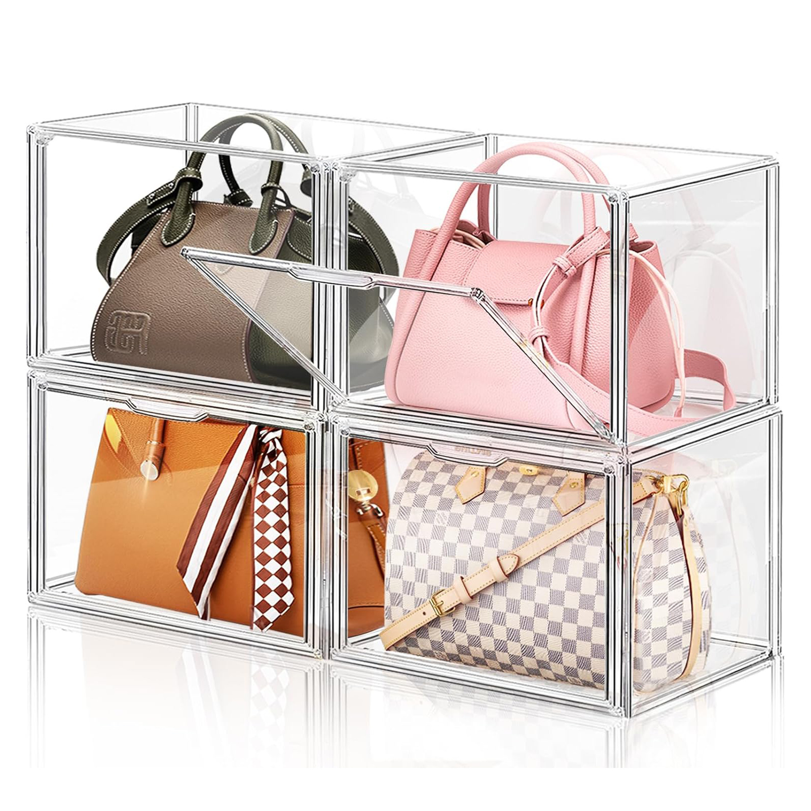 收纳/藤编/快递收纳篮子/长方形塑料筐/收纳盒白底实物图