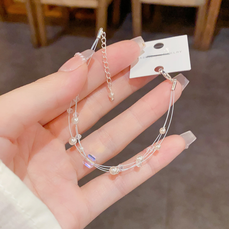手链/手串/手链女/沙金/端午红绳产品图