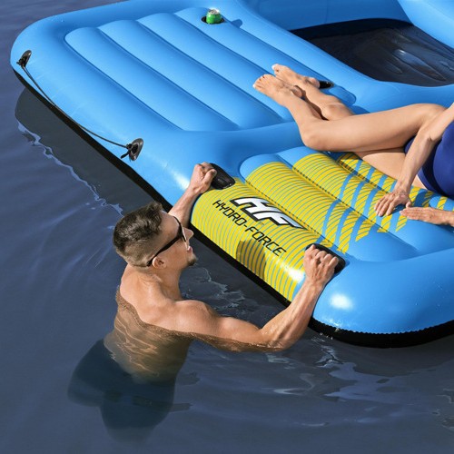 原装Bestway43728水上滑梯平台浮岛浮排浮床漂浮休息水排游泳产品图