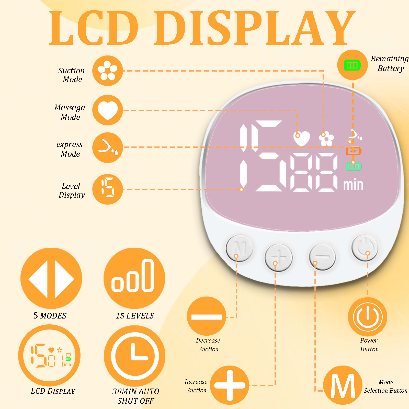吸奶器电动细节图