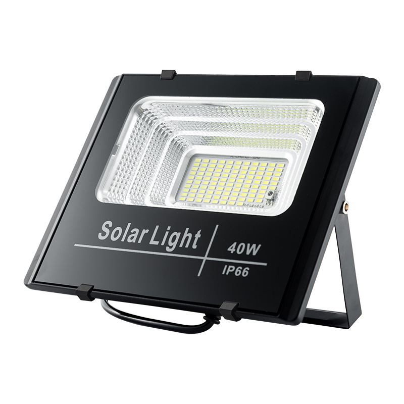 Solar floodlights 25W, 40W, 60W, 100W, 200W villa lights, courtyard lights, rural road lights, outdoor lighting Item Picture
