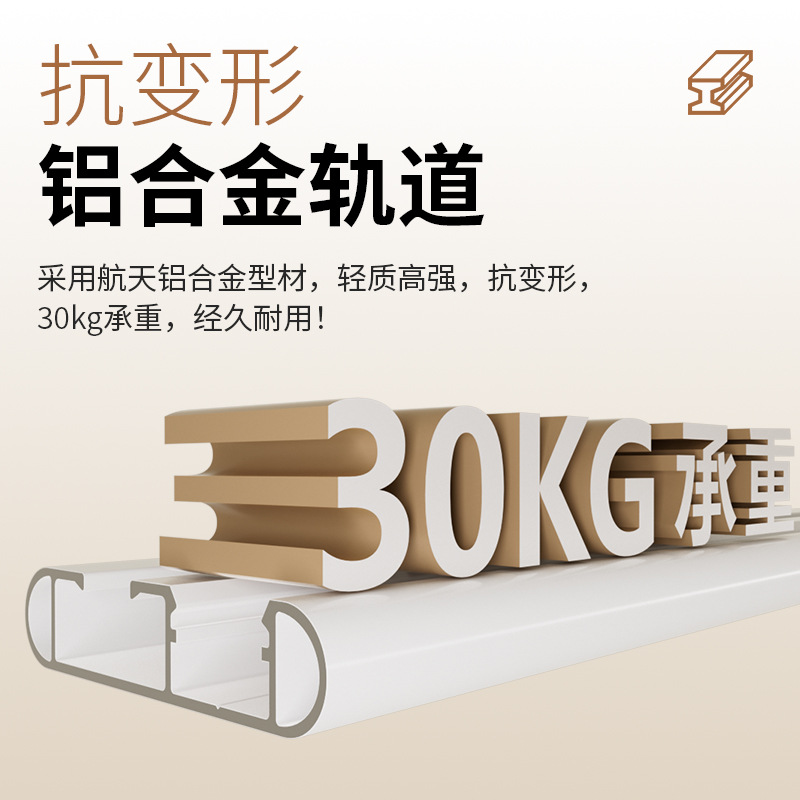 窗帘轨道/道轨/窗帘轨细节图