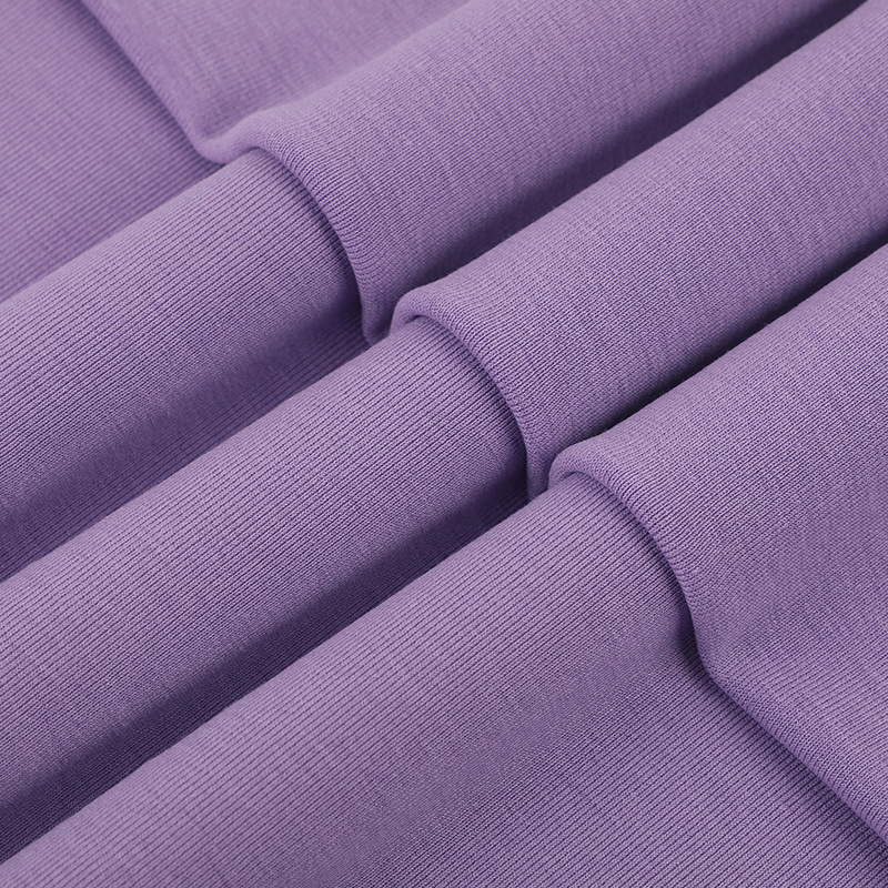 现货天丝纤维罗纹布料弹力针织坑条女装连衣裙打底衫面料产品图