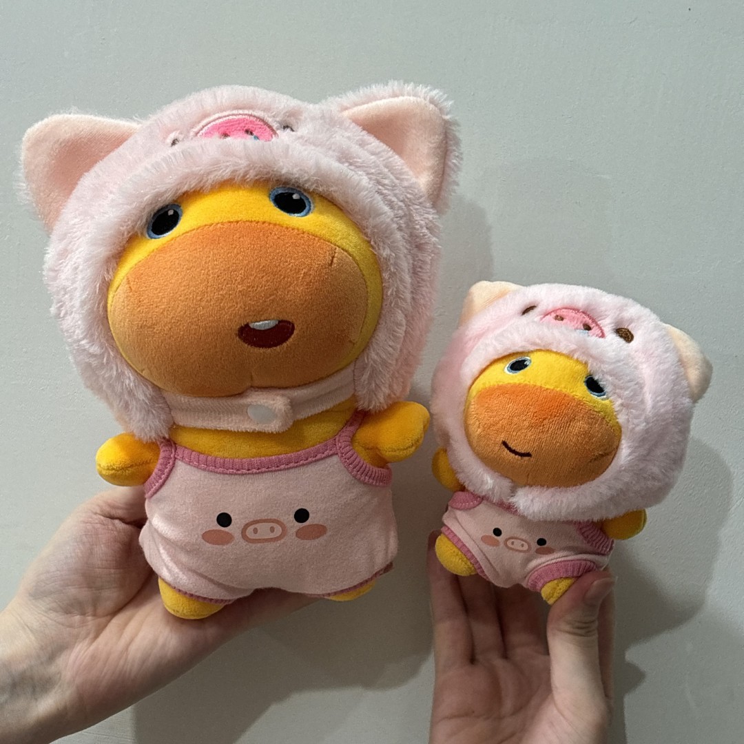 10 Cm Capybara Lulu Doll Pendant, 20 Schoolbag Keychain Doll, Changeable Doll Costume Series