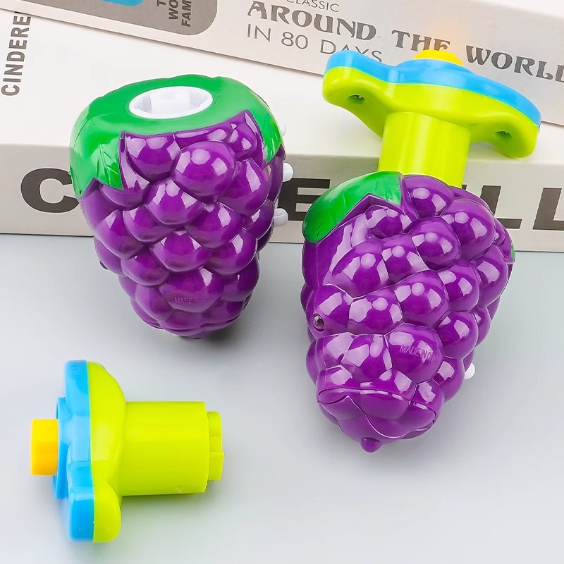 Children's luminous seven-color rotating gyroscope, cool light rotating grape gyroscope, children's toy luminous toy Application Scenario