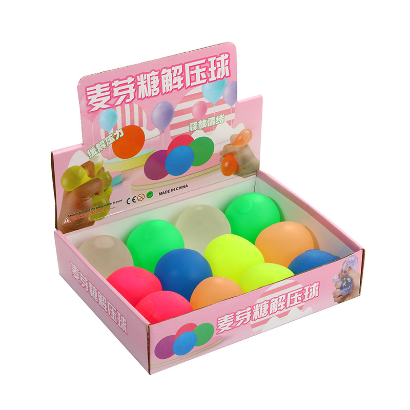 Cross-border Maltose Stress Relief Ball, Pinch Fun Stress Relief Ball, TPR Stress Relief toy, Slow Rebound Emotion Release toy