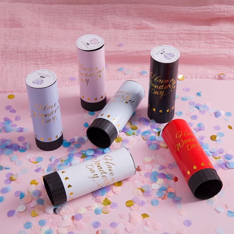 生日礼炮礼花喷花筒手拧小礼炮礼筒炮手持儿童庆典派对氛围道具详情图3