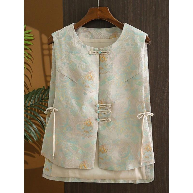 女式马甲实物图