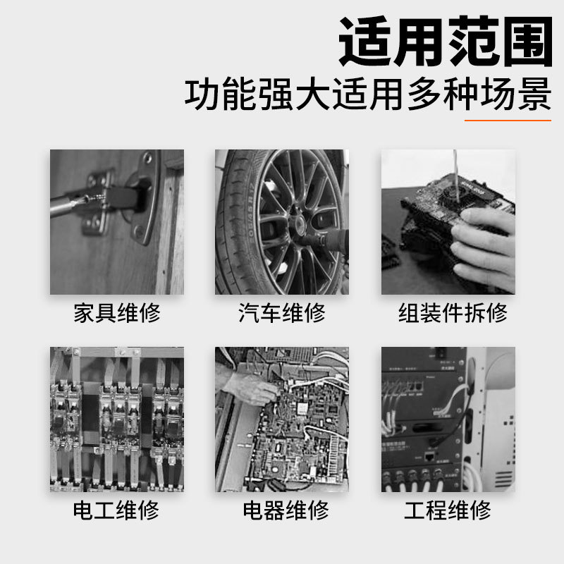 Anti-slip and impact-resistant screwdriver bit set, cross/plum blossom magnetic electric drill, strong magnetic air screwdriver bit, high-hardness screwdriver bit details Picture
