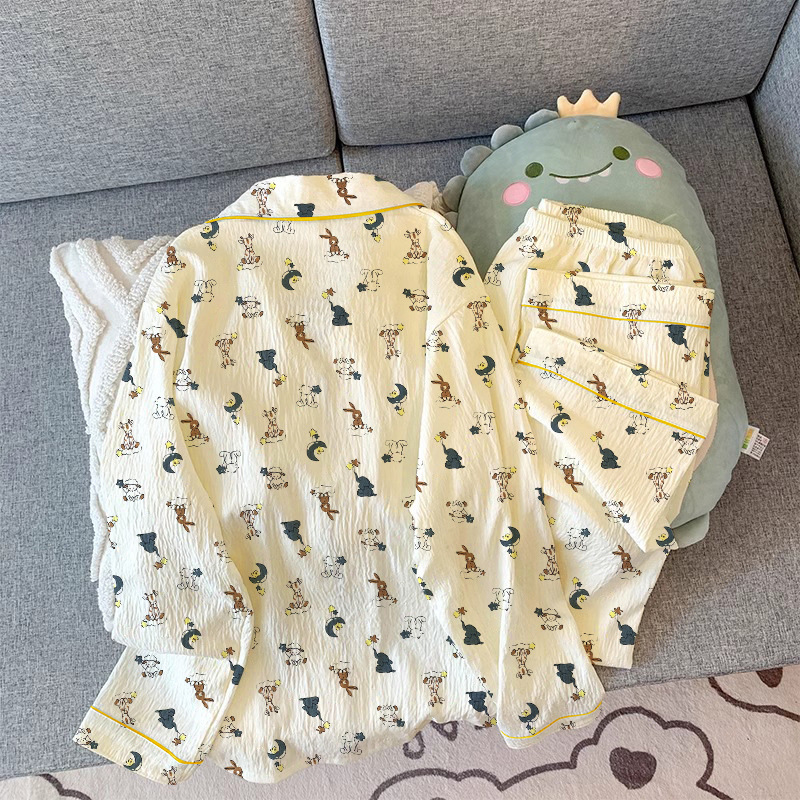 女士家居服实物图