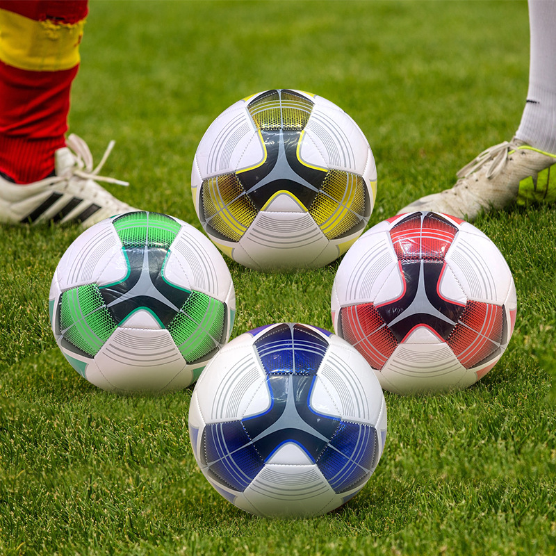 PVC5 thickened foam football training, competition and sports exercise professional ball machine sewing and manufacturing factory wholesale
