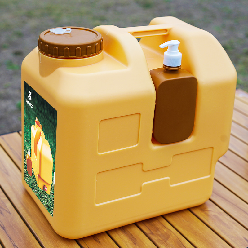 Outdoor portable vehicle-mounted 20L food-grade drinking water bucket, camping and picnic hand-held large-capacity water tank Specification image