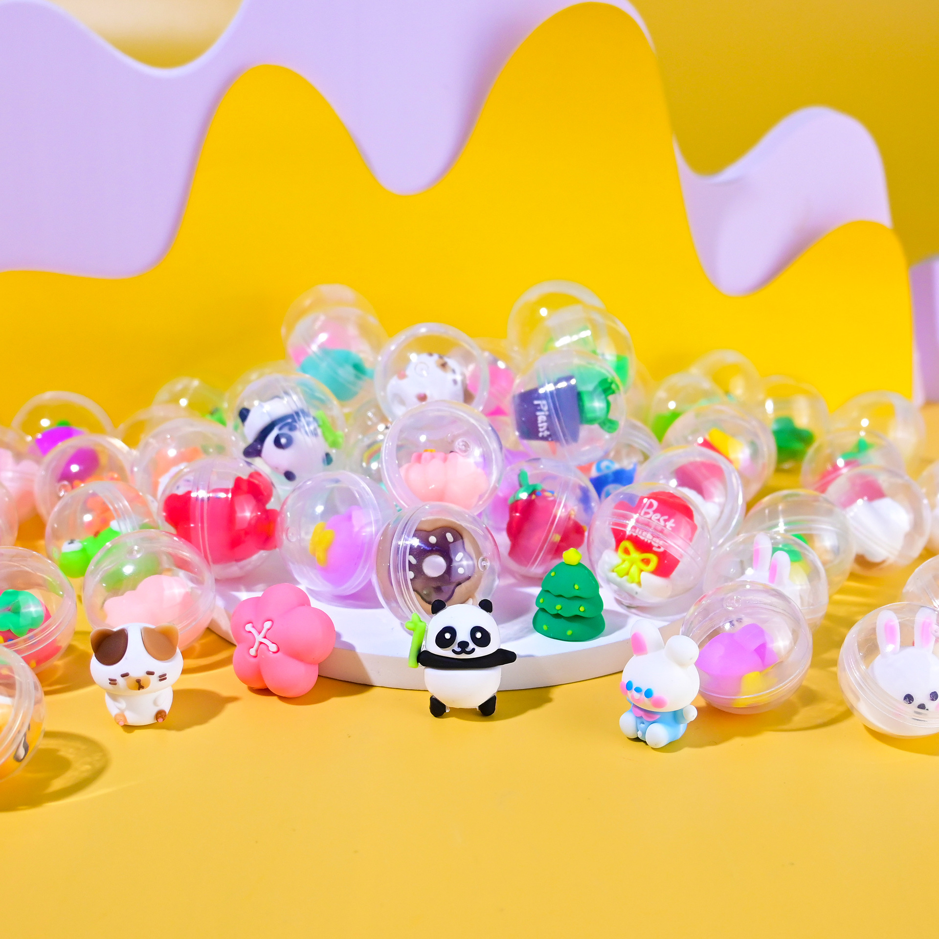 32mm扭扭蛋球卡通公仔玩具惊喜礼品投币游戏机奖品地摊批发蛋迷你盲盒创意潮流玩具
