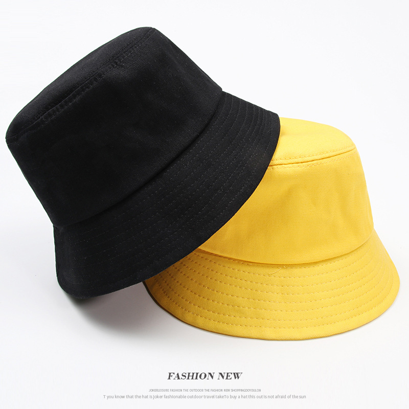 Spring, summer and autumn hats: Women's Korean-style plain solid color fashionable classic fisherman hat, men's personalized outdoor casual sunshade basin hat Specification image