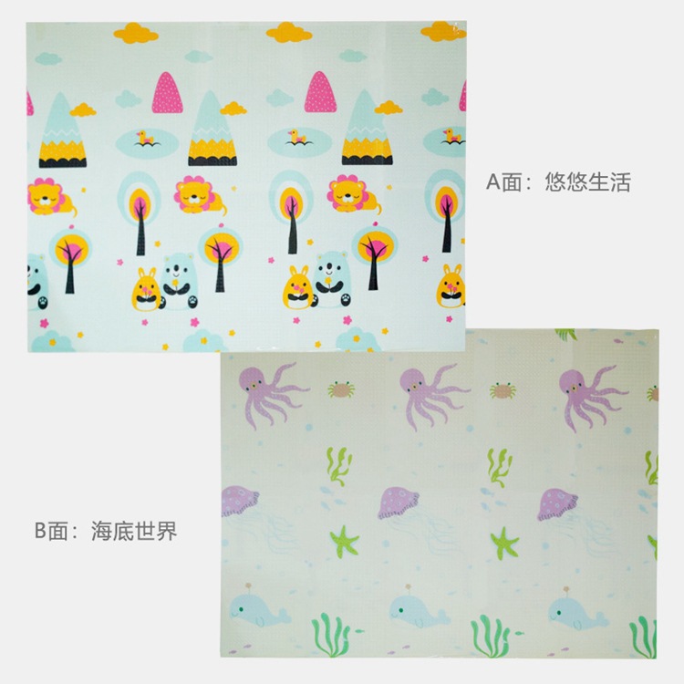 Factory Wholesale Thickened Cartoon Foam Floor Mats, Game Mats, Xpe Baby Crawling Mats, Folding details Picture