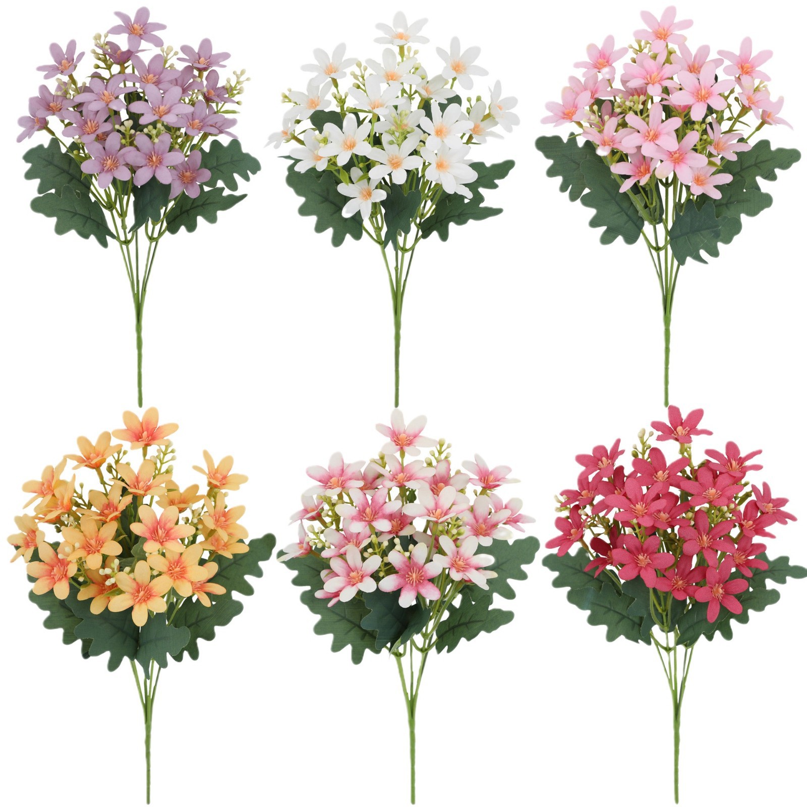 跨境热销仿真花绣球花小兰花家居装饰摆件节日气氛布置假花批发详情图5