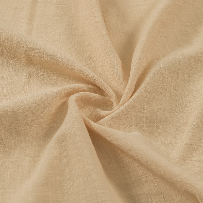 纯棉20*60水洗棉竹节棉绉布砂洗儿童马甲衬衫休闲面料现货供细节图