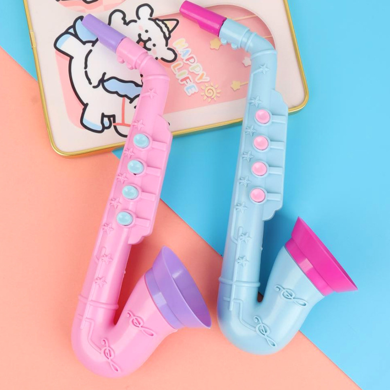 Children's saxophone toys, Musical Instruments, bells, music cultural and creative children's toys, saxophone children's music enlightenment and educational toys Specification image