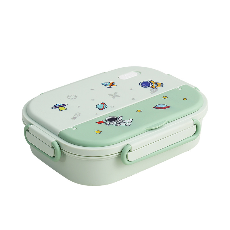 316 stainless steel insulated lunch box, food-grade for primary school students, children's compartments, designed for boys and girls Item Picture