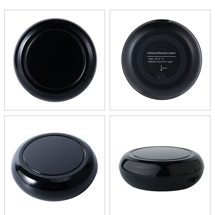 The black circular smart remote control is suitable for the main body of small household appliances Specification image