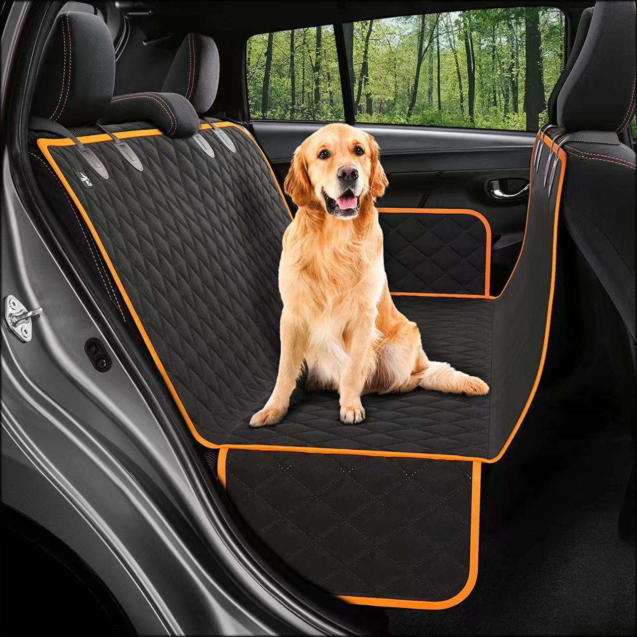 Amazon car rear pet mat, anti-dirt and wear-resistant pet car mat, thickened Oxford cloth dog seat mat wholesale