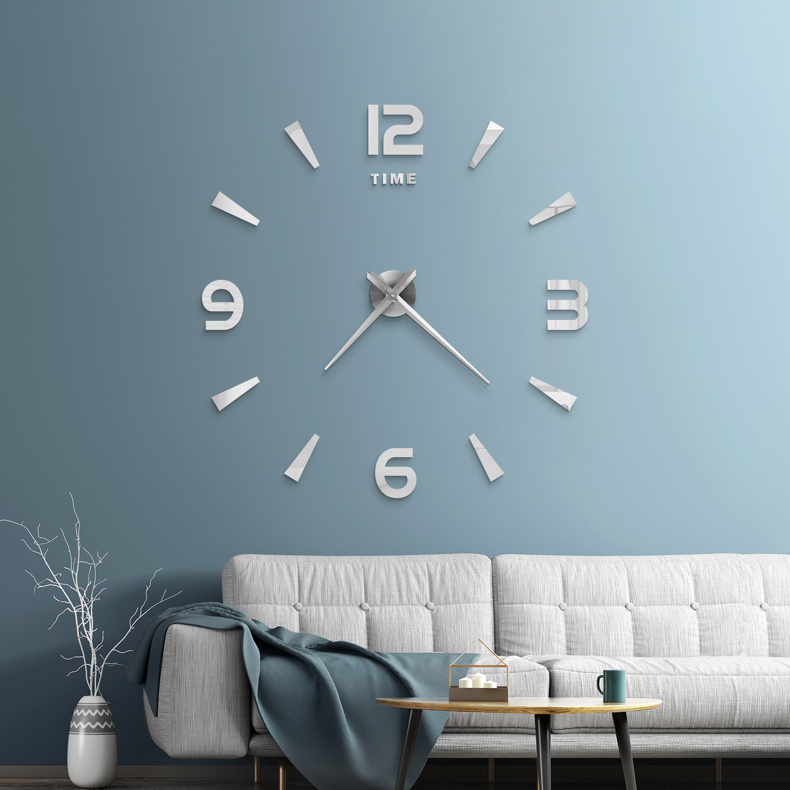 Simple clocks, large wall clocks, wall hanging clocks, creative wall clocks, acrylic wall clocks, diyclock clocks, European-style wall-mounted clocks Specification image