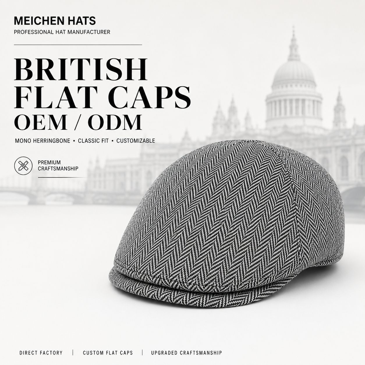 Amazon Men's autumn and winter European and American classic British berets, retro front hats, warm baseball caps, cross-border trade