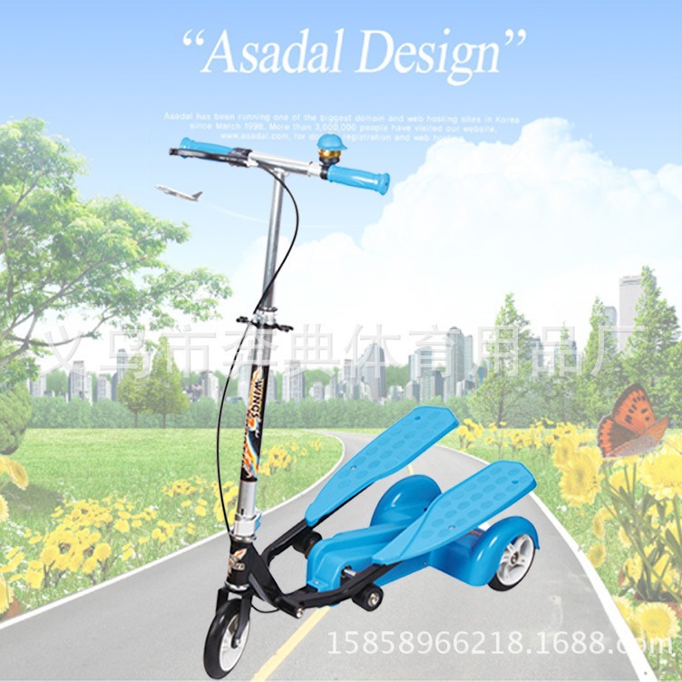 Wholesale of children's double-wing bikes, children's three-wheeled scooters, fitness frog double-pedal bikes, and pedal manufacturers Application Scenario