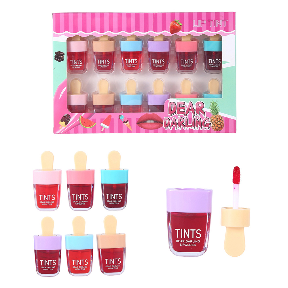 lip tints冰淇淋唇彩甜筒唇釉丝绒唇彩ICE CREAM LIP GLOSS/GLAZE