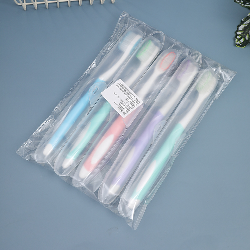 Private domain live streaming supply of American soft-bristled toothbrushes for dental hospitals and clinics. Individually packaged 5 durable toothbrushes for gum protection details Picture