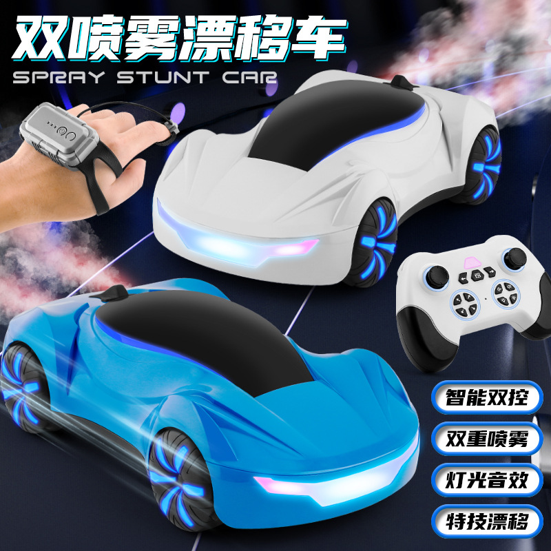 Cross-border Y19 Dual Spray Drift Car Gesture Sensing Racing Car Stunt Supercar Remote Control Car Toy Boy Sports car details Picture