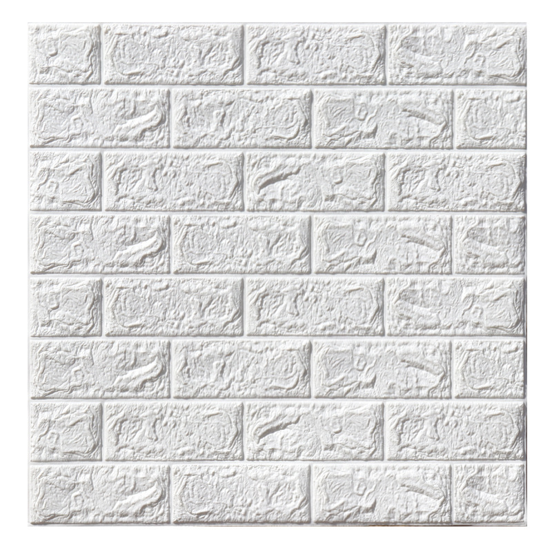 3D Stereoscopic Wall Stickers, Self-Adhesive Foam Anti-Collision Imitation Leather Soft Package Waterproof Wall Stickers For Living Room, Bedroom, Tv Background Wall Item Picture