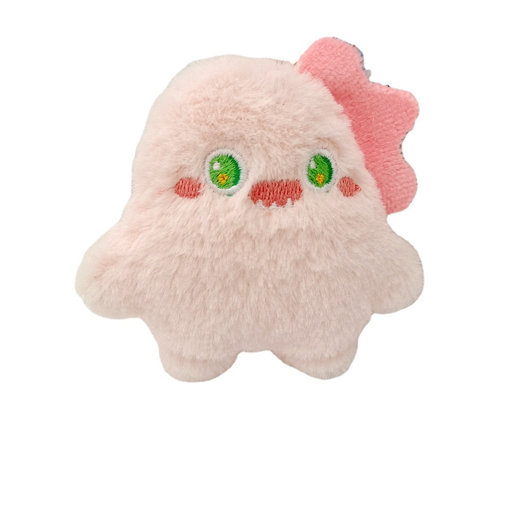 The same style of plush toy on Xiaohongshu, one-eyed little monster, three-eyed cute monster bag, key pendant, adorable doll brooch Item Picture
