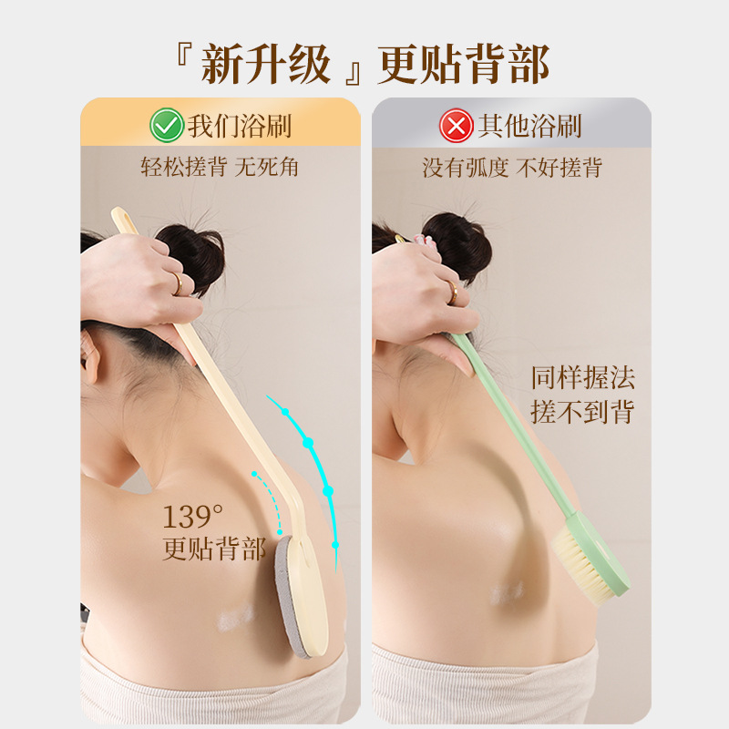 搓澡巾/沐浴刷/搓澡巾五指/双面搓澡巾二合一/韩国澡巾细节图