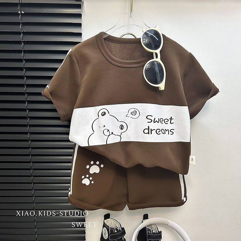 童装/童装女童短/婴儿纯棉套装礼盒/服装/宝宝套装夏季产品图