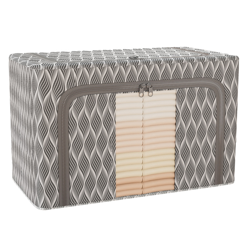 Clothing storage box, household large-capacity quilt and garment storage box, magic tool, wardrobe organization box, fabric storage basket Item Picture