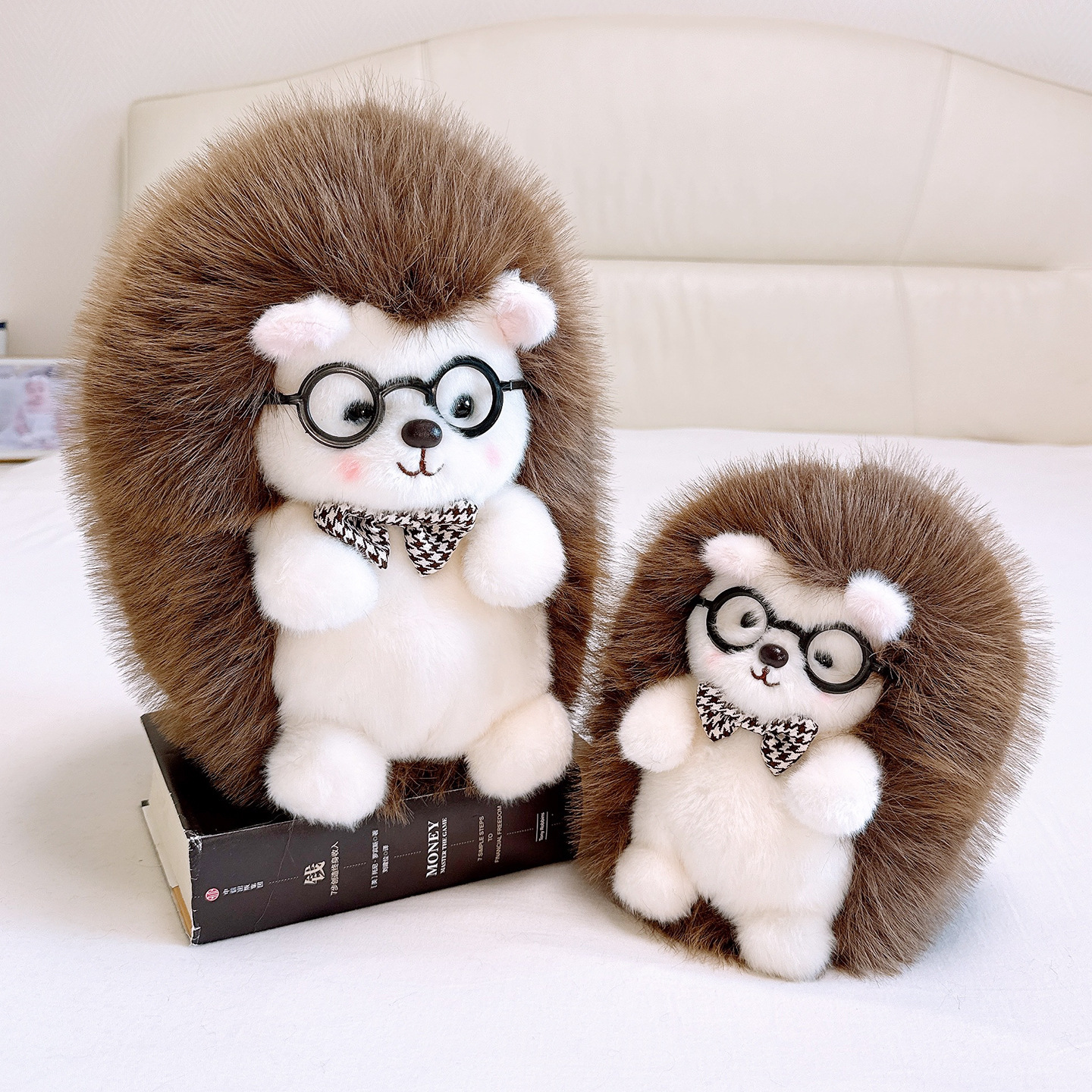 可爱萌宠毛绒公仔小刺猬玩偶小动物挂饰精品店娃娃送礼物跨境玩具