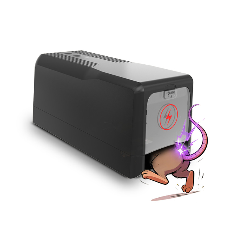 New cross-border fully automatic rat killer, high-power rat trap, battery plug-in dual-purpose, high-voltage electric shock rat killer Item Picture