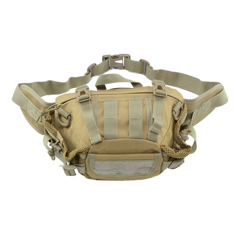 Wholesale of Yitu men's multi-functional mobile phone sports single-shoulder crossbody bag, waterproof camouflage outdoor tactical bag and waist bag Specification image