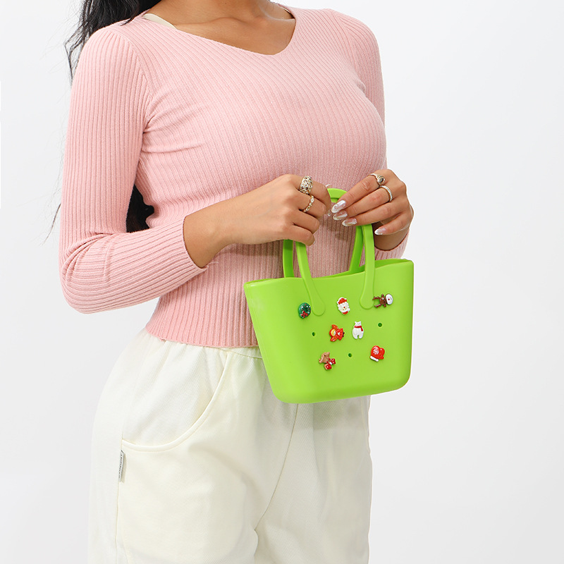 Hecho a mano diy hole hole bag hecho a mano 2025 nueva chica crossbody bolsa de teléfono móvil bolsa de gelatina de navidad Application Scenario