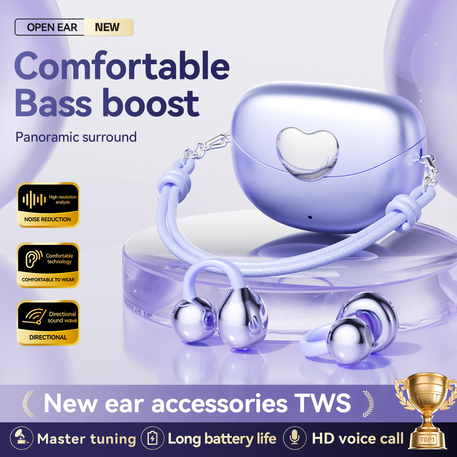 蓝牙耳机实物图