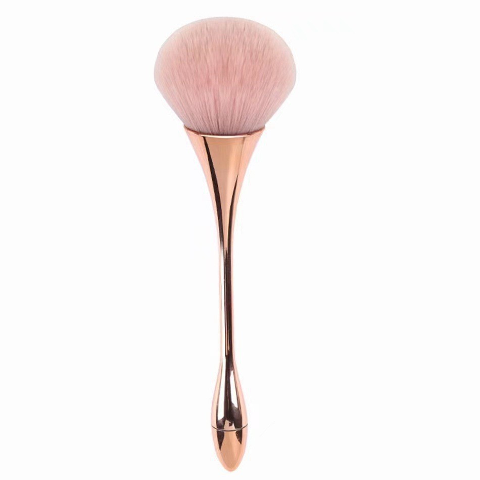Little Waist makeup brush, large loose brush, soft bristle blush brush, rose gold highball cup makeup brush, beauty tools Item Picture