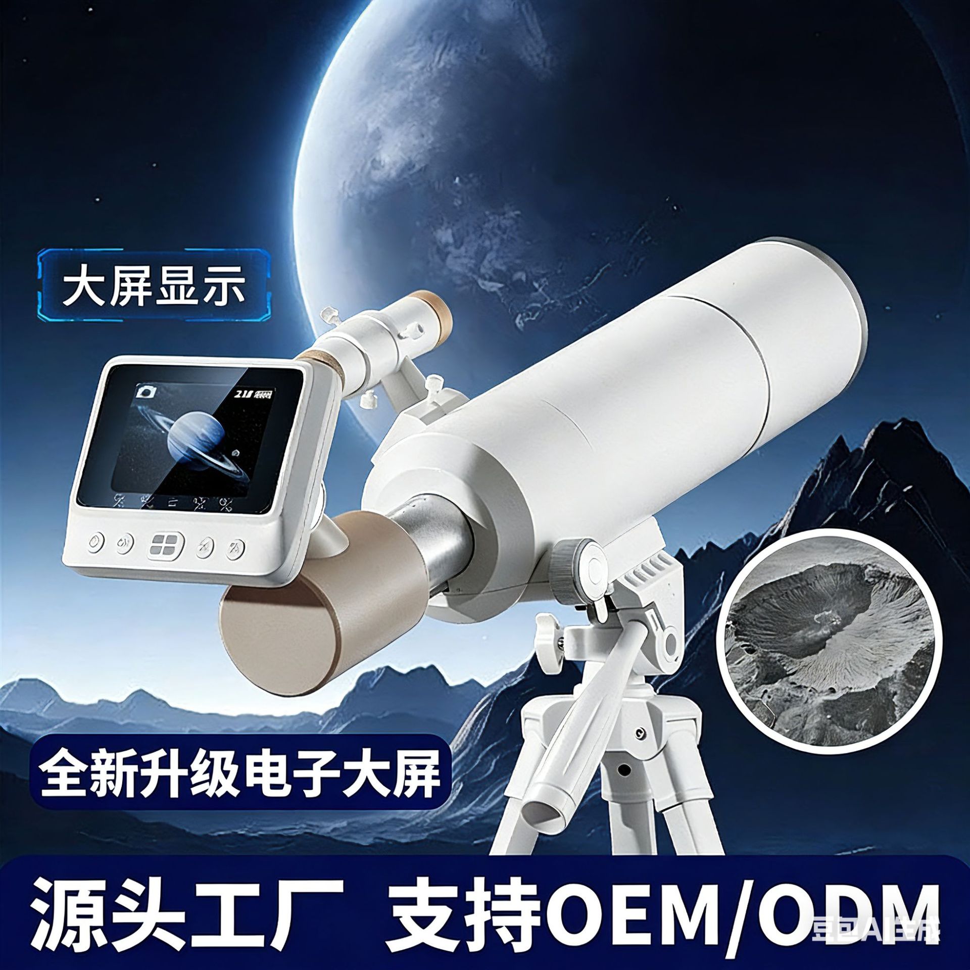 40070天文望远镜带寻星正像大口径手机高倍高清拍照录像成人学生