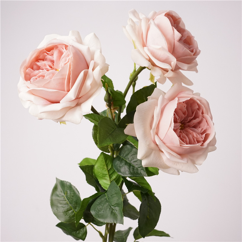 Moisturizing rose with a touch, simulated Juliet rose, light luxury dining table decoration, setting, photography props, wedding bouquet details Picture