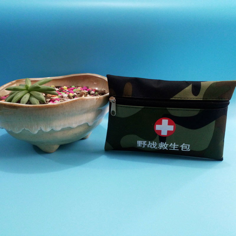 Camouflage high-temperature bag, waterproof medical emergency kit, home outdoor survival custom logo, outdoor field first aid kit Item Picture