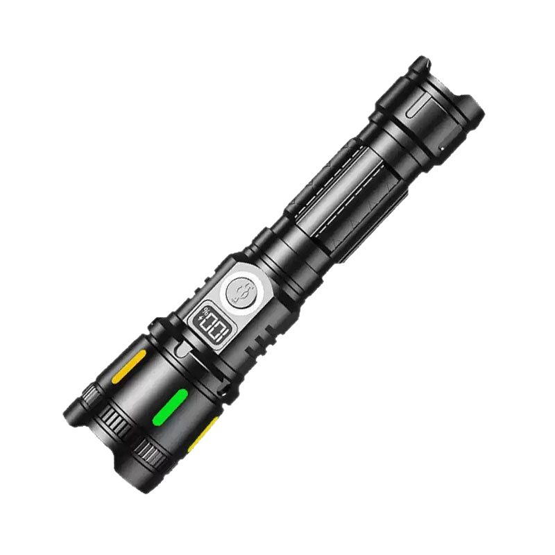 Factory cross-border night cycling outdoor lighting flashlight charging long-range emergency portable multi-functional self-defense strong light flashlight Application Scenario